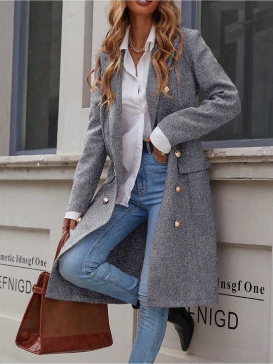 BellanBlue Jackets & Blazers - Classic Button up Long Jacket Coat